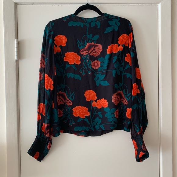 Ganni Rose Print Top - Picture 8 of 8